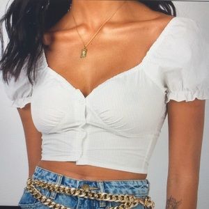 Princess Polly Abe Crop Top